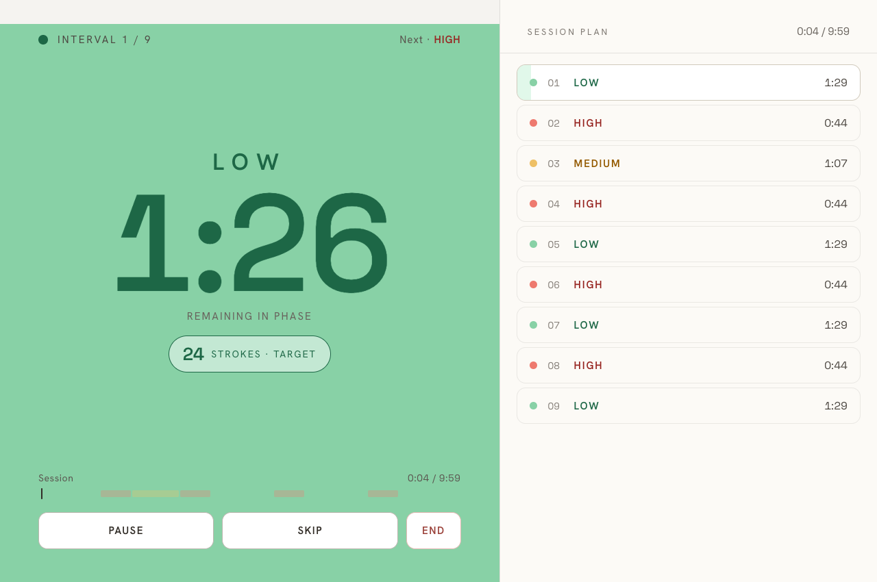 Running Screen