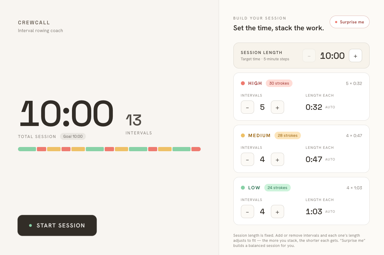 Setup Screen